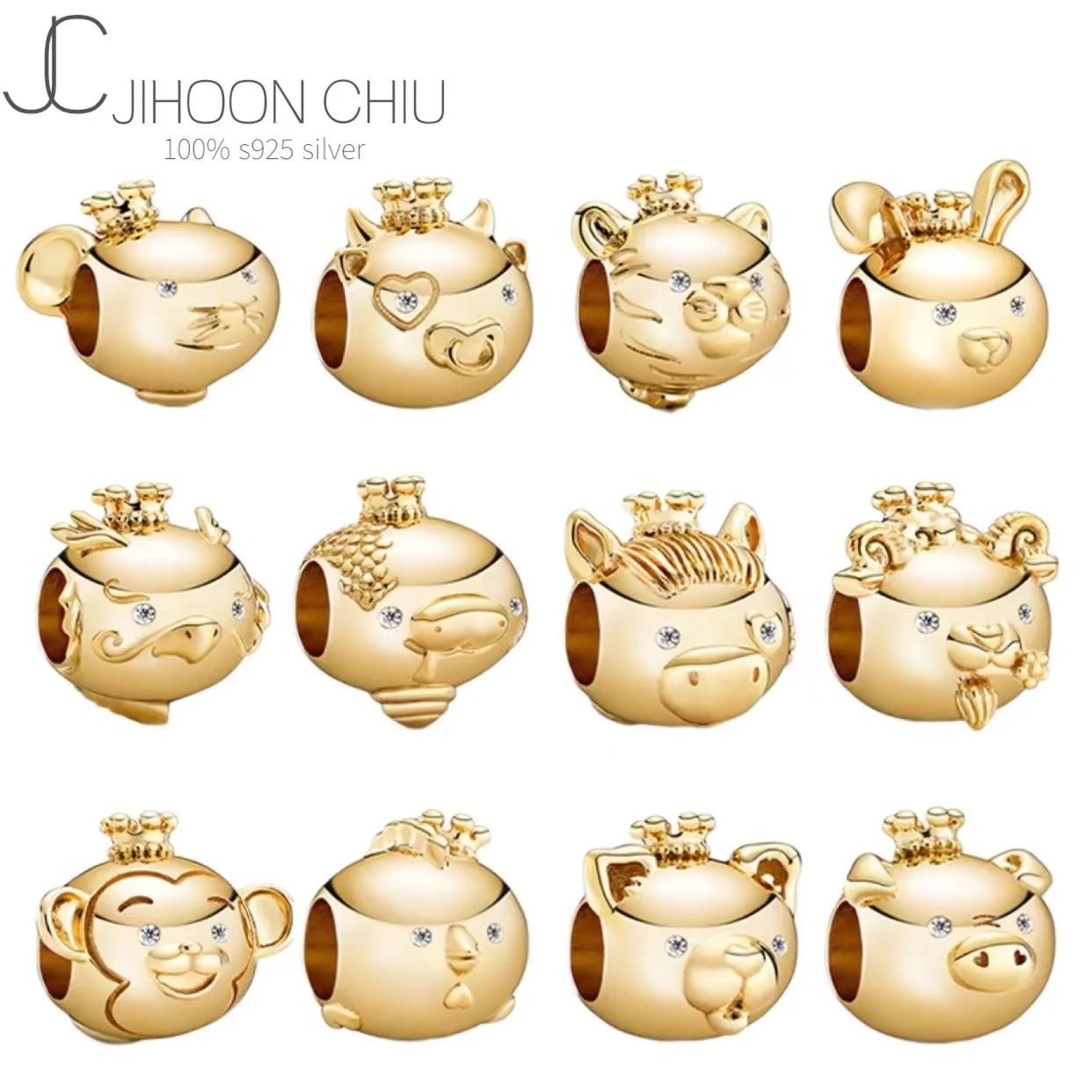 

Новинка, оригинальные золотые бусины, подходят для оригинальных подвесок, серебряные бусины 925 пробы, браслет для женщин, бижутерия «сделай ...