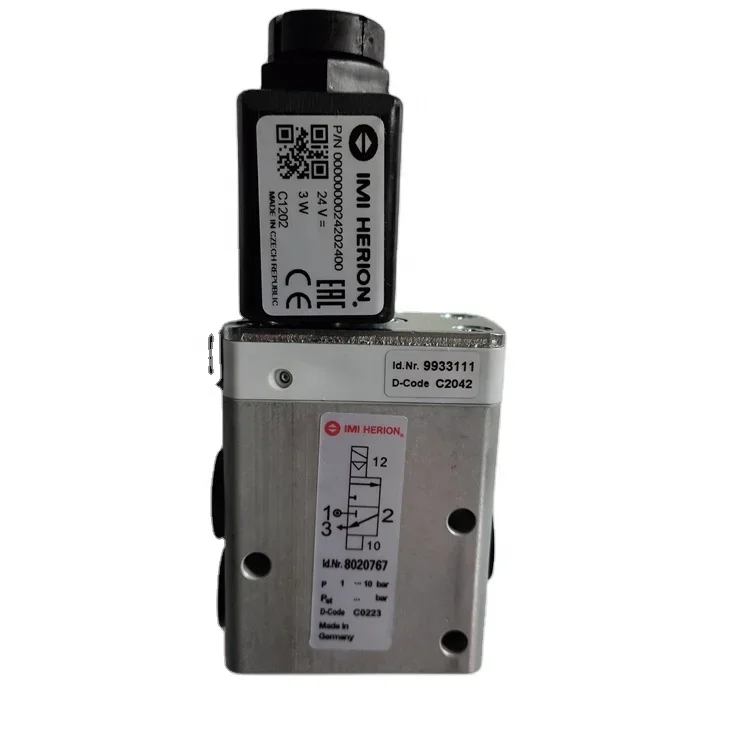 Встраиваемые непрямые электромагнитные катушечные клапаны 8020767 цилиндр herions norgren