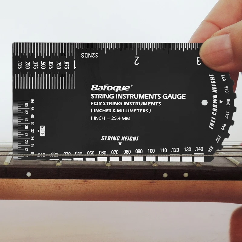 Барокко строительная линейка карманная для басов акустической гитары