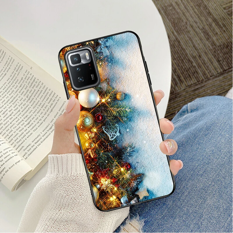 Новогодний чехол для Xiaomi Redmi note 13 12S 12 Pro 11S 11 10 10S 10C 9C 13C