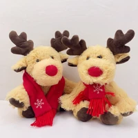 20cm elk deer plush dolls baby cute animal dolls soft cotton stuffed doll home soft toys sleeping toys children gift kawaii