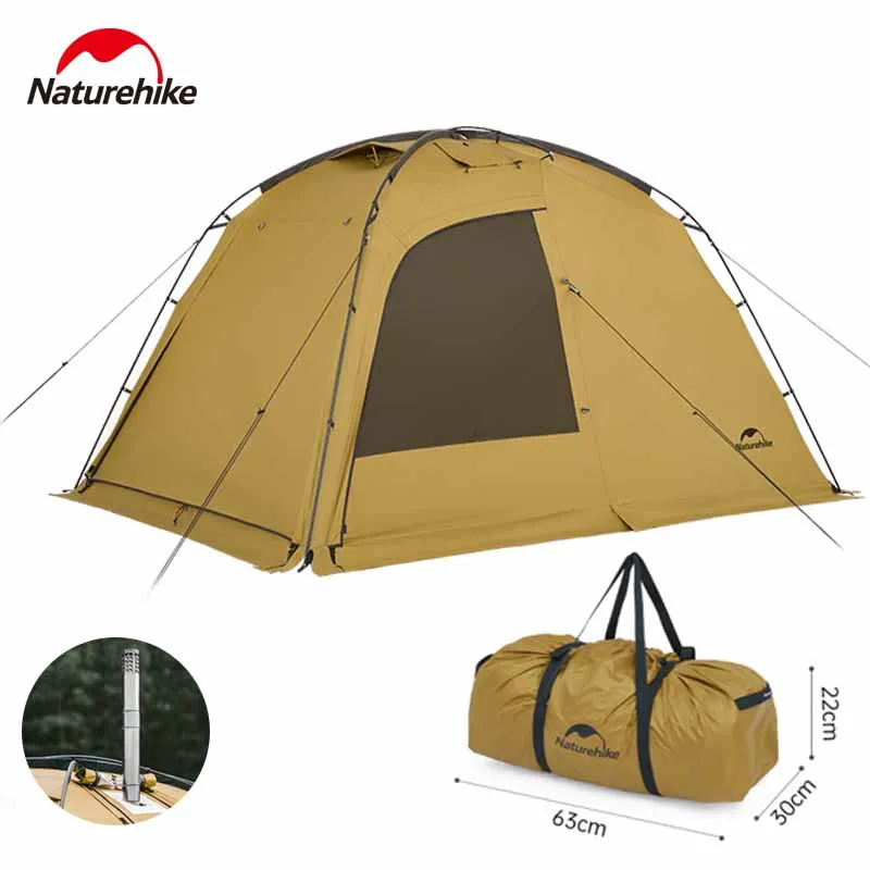 Naturehike 7 6 двухслойная легкая Модифицированная купольная палатка для всей семьи