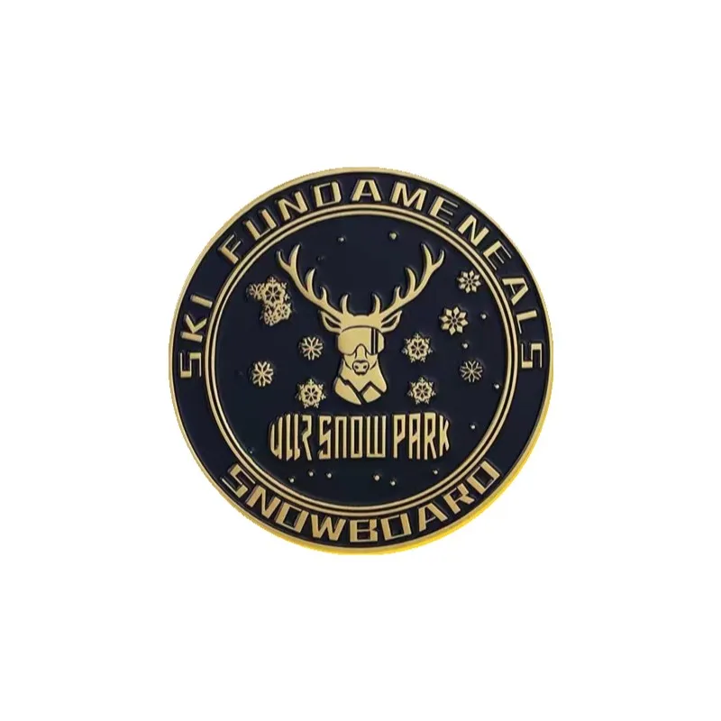 Promotional Park  Enamel Pin Animal Cute Brooches Denim Jeans Clothes Cap Bag Pin Badge Souvenir Gift for Tourist