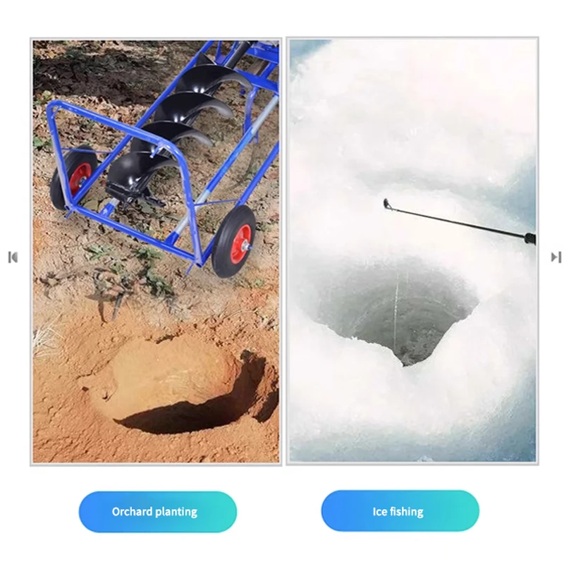 Сверление грунта копальный станок педальный горшок для деревьев 2-тактный 190