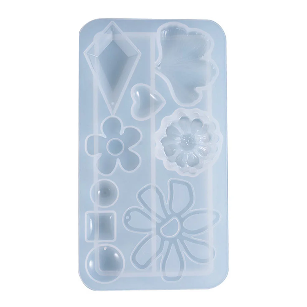 

2pcs Ear Stud Earring Molds Jewelry Pendant DIY Mold Charms Making Mold DIY Tool