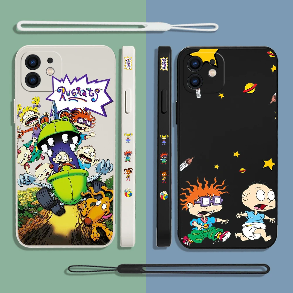 

Rugrats Gowild Phone Case For Samsung A53 A50 A12 A52 A52S A51 A72 A71 A73 A81 A91 A32 A22 A20 A30 A21S 4G 5G with Hand Strap