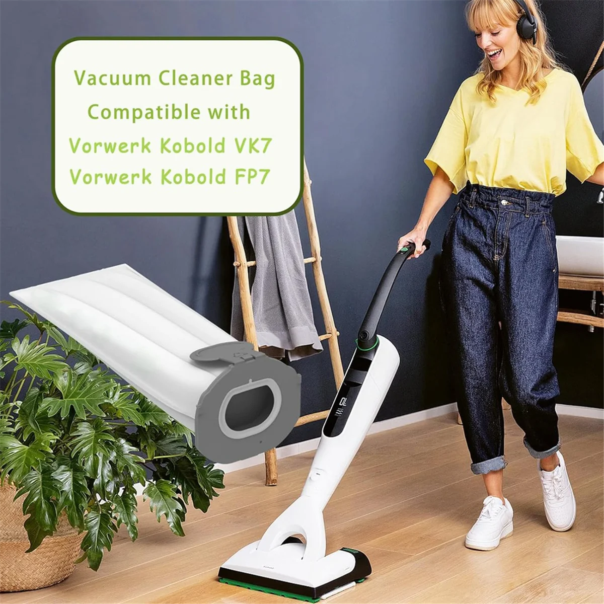 Мешки для пылесоса Vorwerk Kobold VK7 FP7 фильтр-мешки беспроводного упаковка из 10 шт.