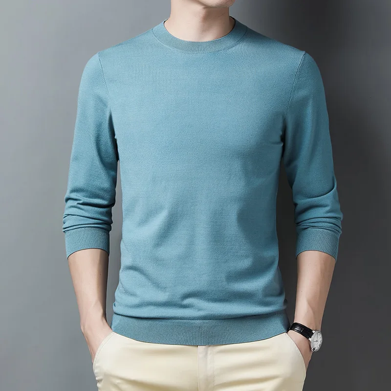 

Autumn winter sweater men round neck long-sleeved knitwear sweaters 9435