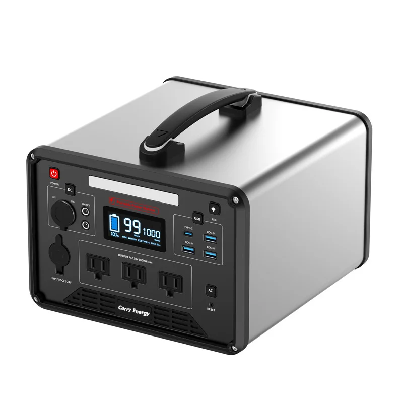 

Dual Ac Outlet Dc Ports 4 Usb Outputs Portable Power Station 1000w