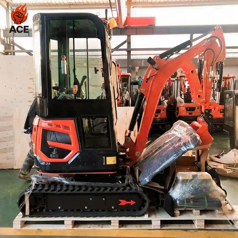 Фото Мини-экскаватор Kubota 2 тонны, EPA CE, малогабаритный экскаватор 2,2 тонны с кабиной, мини-гусеничный экскаватор с возможностью выбора цвета. №4
