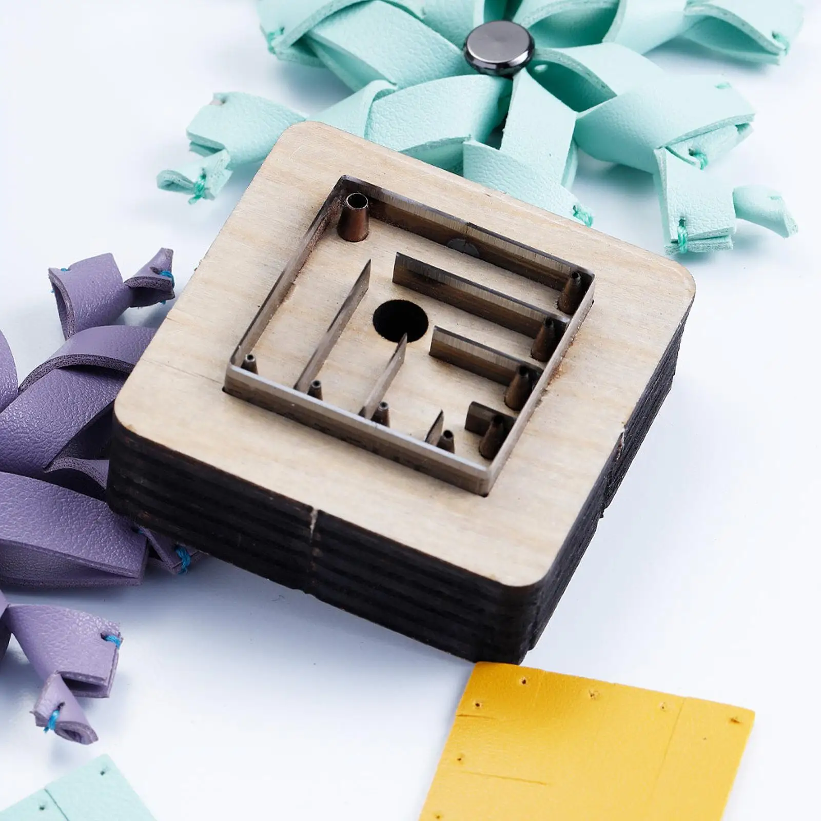 Штамп для резки кожи снежинки Литье начинающих Househld