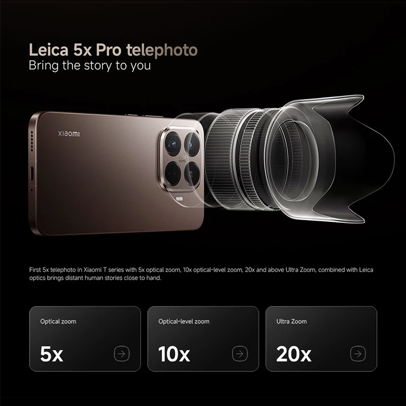 Фото Мировая премьера Xiaomi 15T Pro 5G Смартфон 50MP Leica Camera MTK Размер 9400+ 90 Вт HyperCharge 5500 мАч 6,83 дюйма Глобальная версия №4