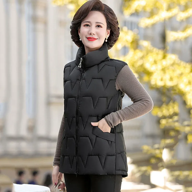 Новинка осенне-зимняя женская безрукавка пуховая хлопковая куртка женские парки