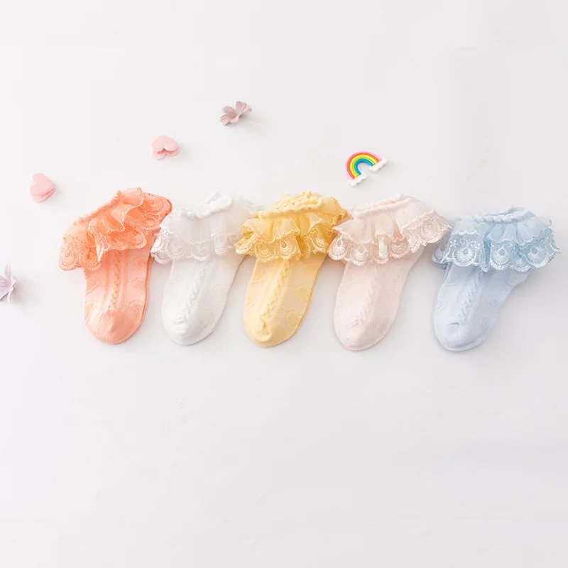 

Женские белые танцевальные тонкие кружевные носки, сетчатые дышащие милые носки для маленьких девочек, детские носки