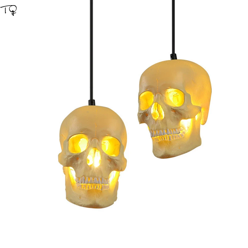 Винтажные подвесные светильники в скандинавском стиле ретро с черепом домашний