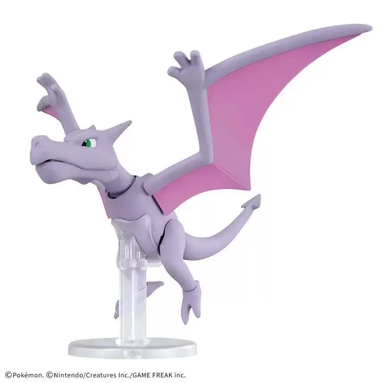Фото Оригинальная сборная модель-фигурка Bandai Pokemon Plamo Fossil Aerodactyl: Коллекционная аниме-фигурка покемона для сборки №5