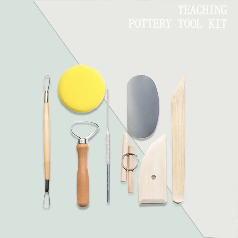 

8 шт./компл. многофункциональный нож ручной работы из дерева инструменты для скульптуры инструменты для керамики и глины нож для керамики