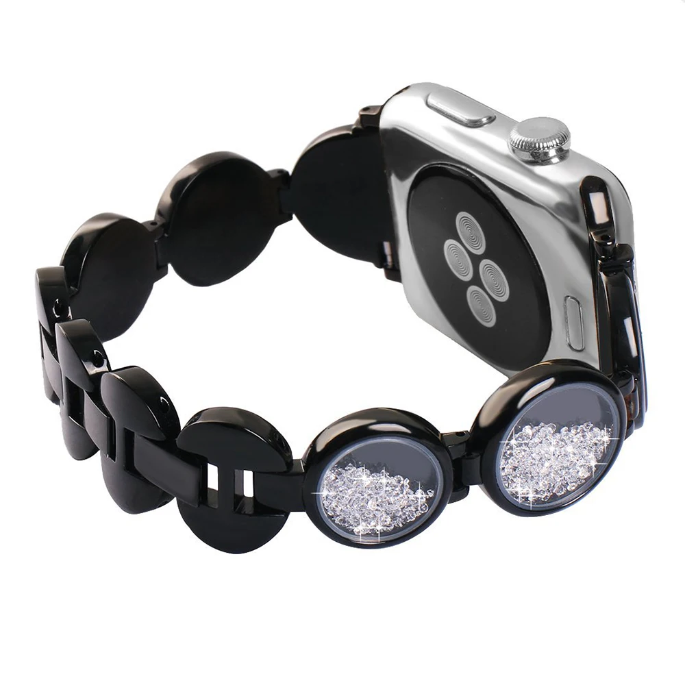 Metal Strap for Apple Watch Band 45mm 41mm 44mm 40mm 42mm 38mmWomen Fashion Diamond Bracelet Wristband for iWatch Series 87654SE