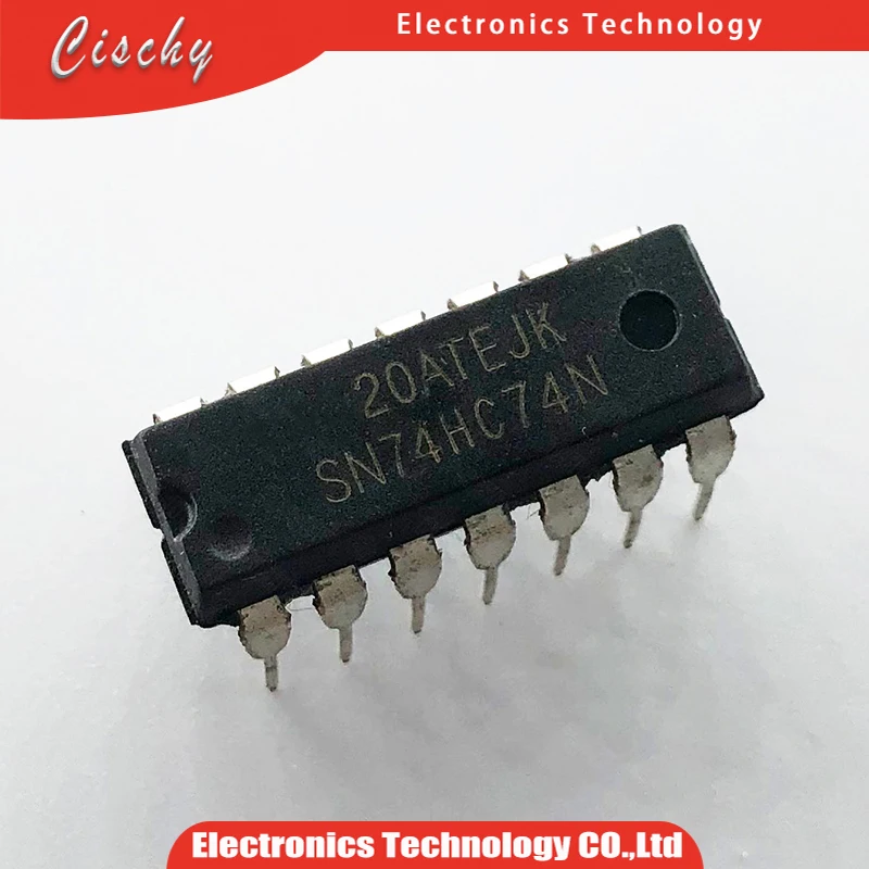 10 шт. HHD74HC74P SN74HC74N 74HC74 DIP14 HD74LS74P новый и IC