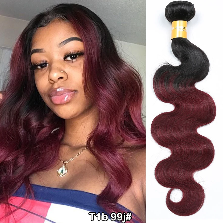 Ed Dark Red Wine With Black Roots 1 Piece