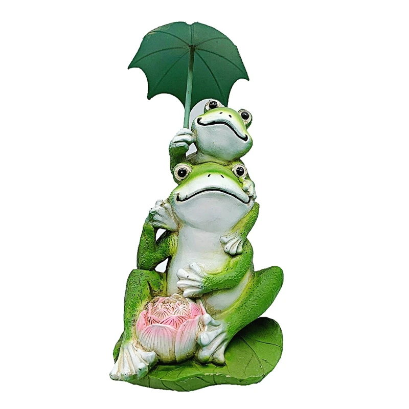 

Garden Statue Cartoon for FROG Figurines Resin Ornaments Sculpture for Indoor Outdoor Patio Yard Lawn Decoration