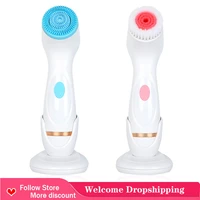 facial cleansing brush electric waterproof face cleaner blackhead removal acne pore clean portable deep cleaning remover brush