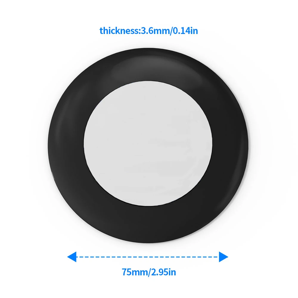 

Монтажный диск на приборной панели Многоразовый суперлипкий гелевый коврик, совместимый со всеми автомобильными креплениями для телефона и GPS-навигациями на присосках