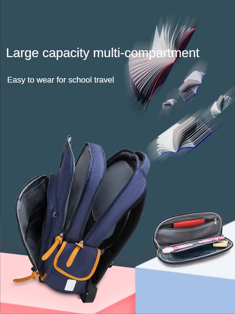 School Backpack Backpacks  School Bags Kids Backpack School Bags for Kids Large-capacity School Bag for Boys and Girls Big