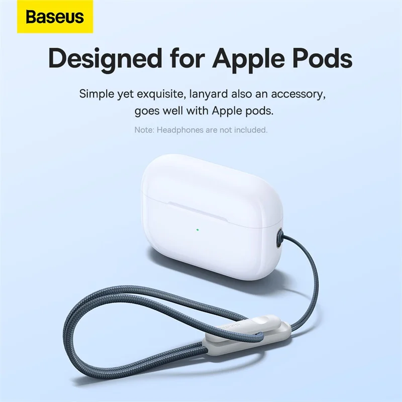 Baseus наушники ремешок для Apple AirPods Pro 2 анти-потеря портативный нейлоновый ремешок плетеный шнур для Air Pods 2
