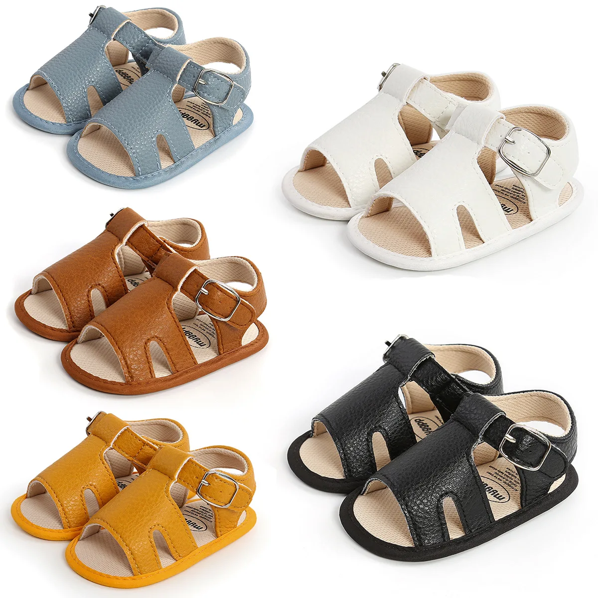 

2022 New Summer PU Leather Hollowed Out Baby Boy Fashion Sandals Comfortable, Breathable, Refreshing And Non-Slip