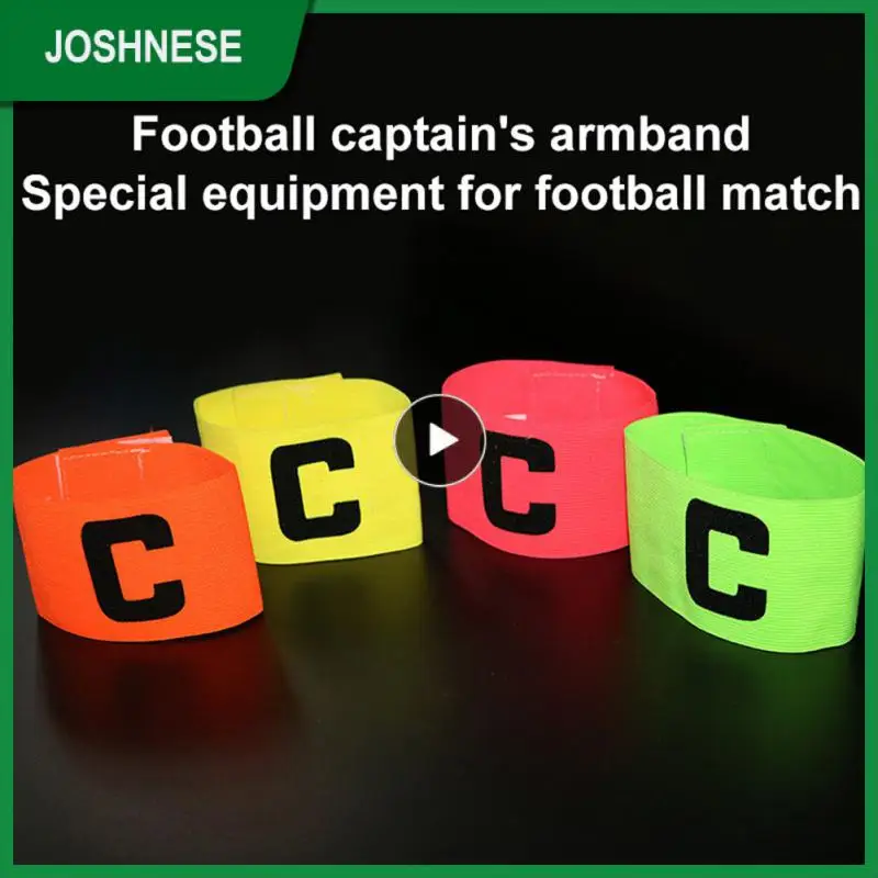 

C Logo Football Supplies Nylon Flexible C-shaped Logo Elastic Tape Wound Armband Protective Armband Colorful Armband Anti-drop