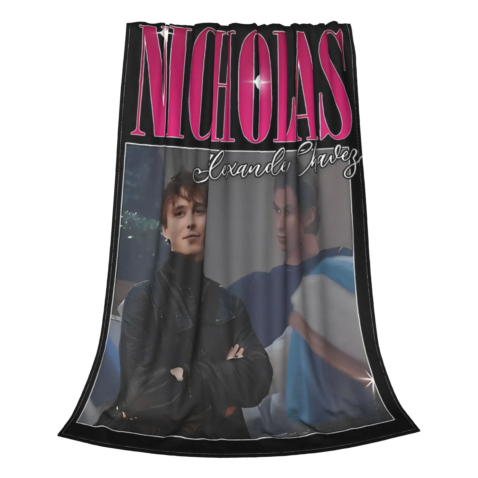 Ретро Николас Чавес актер вязаное одеяло Фланелевое супер мягкое покрывало для