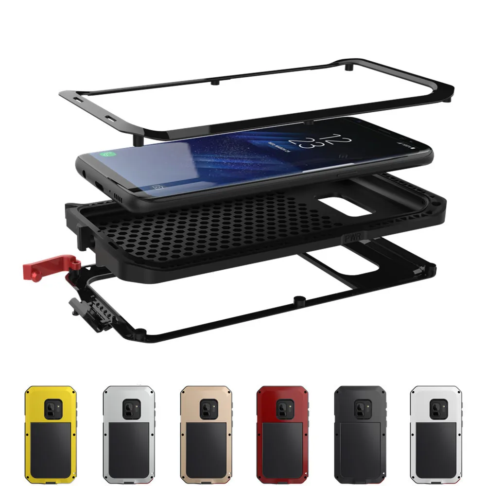 

Сверхмощный защитный бронированный Металлический Алюминиевый Чехол Doom для телефона Samsung Galaxy S20 Ultra S7 Note 9 8 Edge S10e S8 S9 Plus, чехол