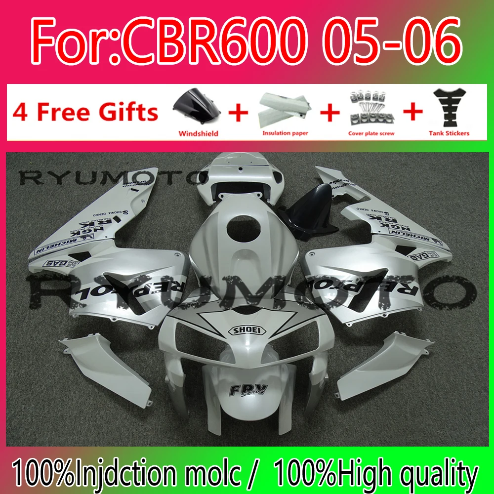 

Motorcycle Injection Mold Fairing Fit For Honda CBR 600 RR 2005 2006 fairings CBR600RR 2005 2006 Fairings
