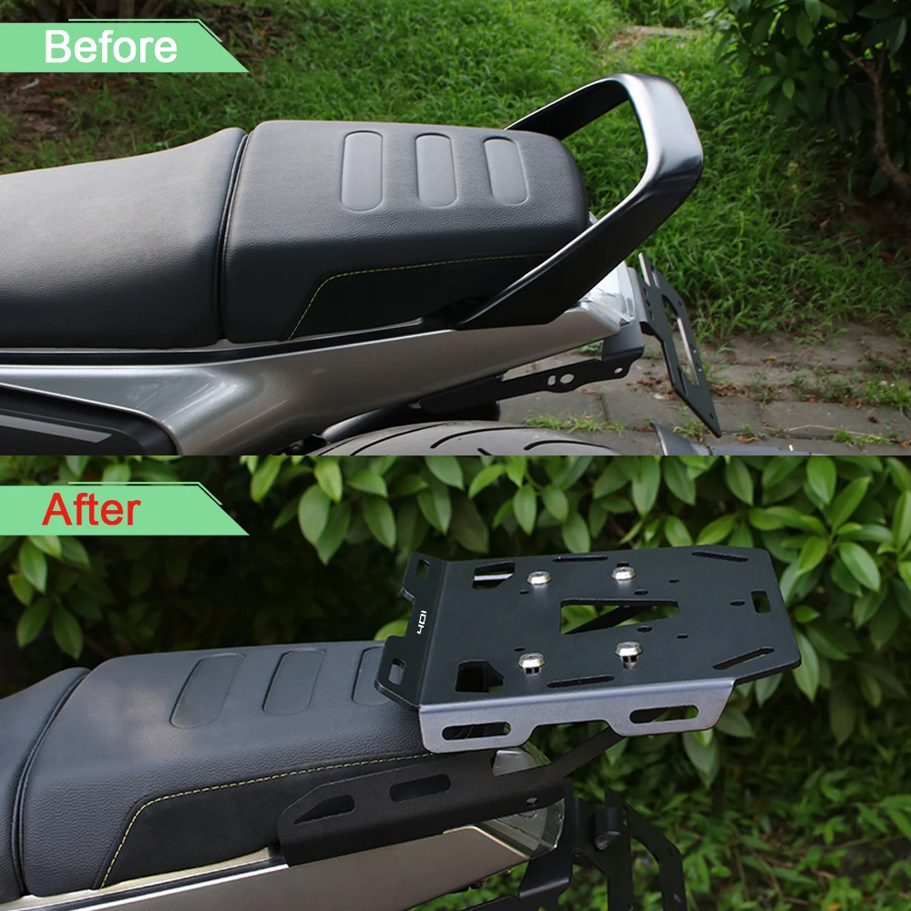 Задний багажник для мотоцикла грузовая стойка держатель полки Husqvarna Svartpilen 250/401