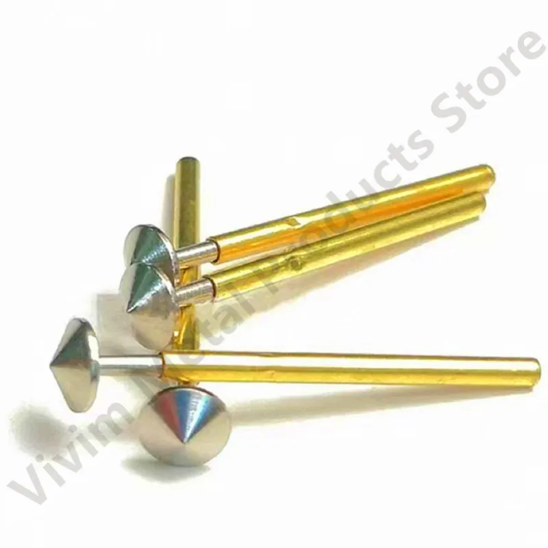 100 шт. Пружинный испытательный щуп P160-E8 Тестовый штифт P160-E Латунный Pogo Pin Длина