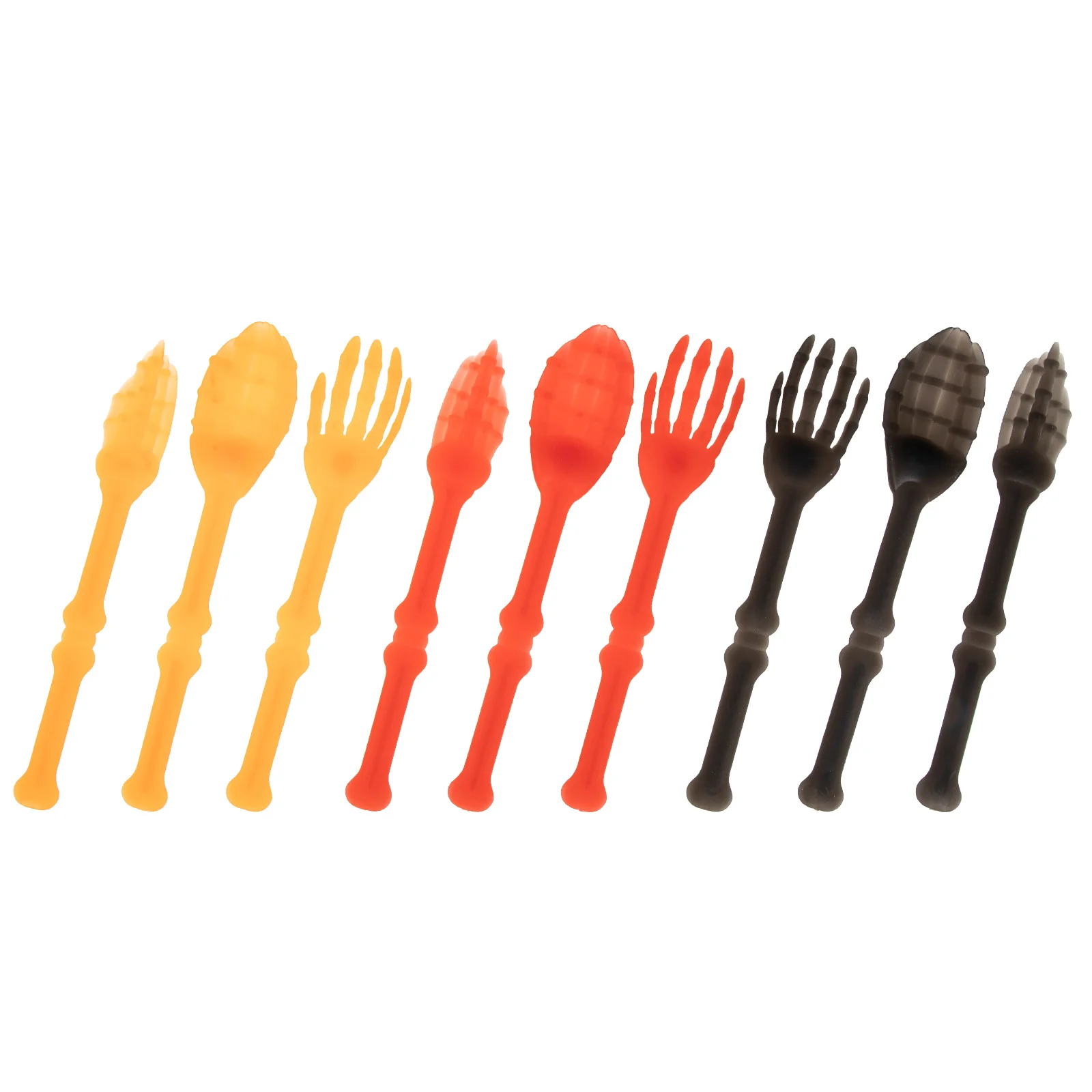 

Party Spoons Tablewaresetspooncutlery Forks Holder White Utensil Fork Dinner Tea Decor Utensils Flatware Supplies
