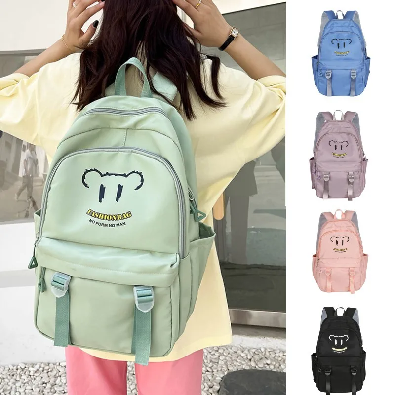 

Waterproof Middle School Student Schoolbag Suitable for Girls' Backpack Large-capacity Leisure Travel Backpack Travel Rucksack