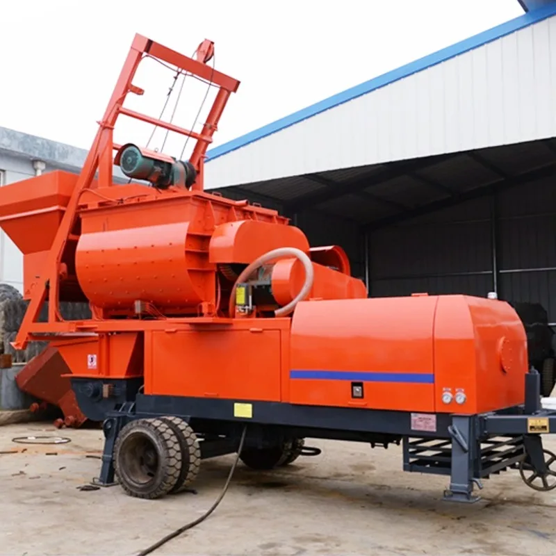 Портативный буксируемый Ручной смеситель для бетона цементного насоса шланг