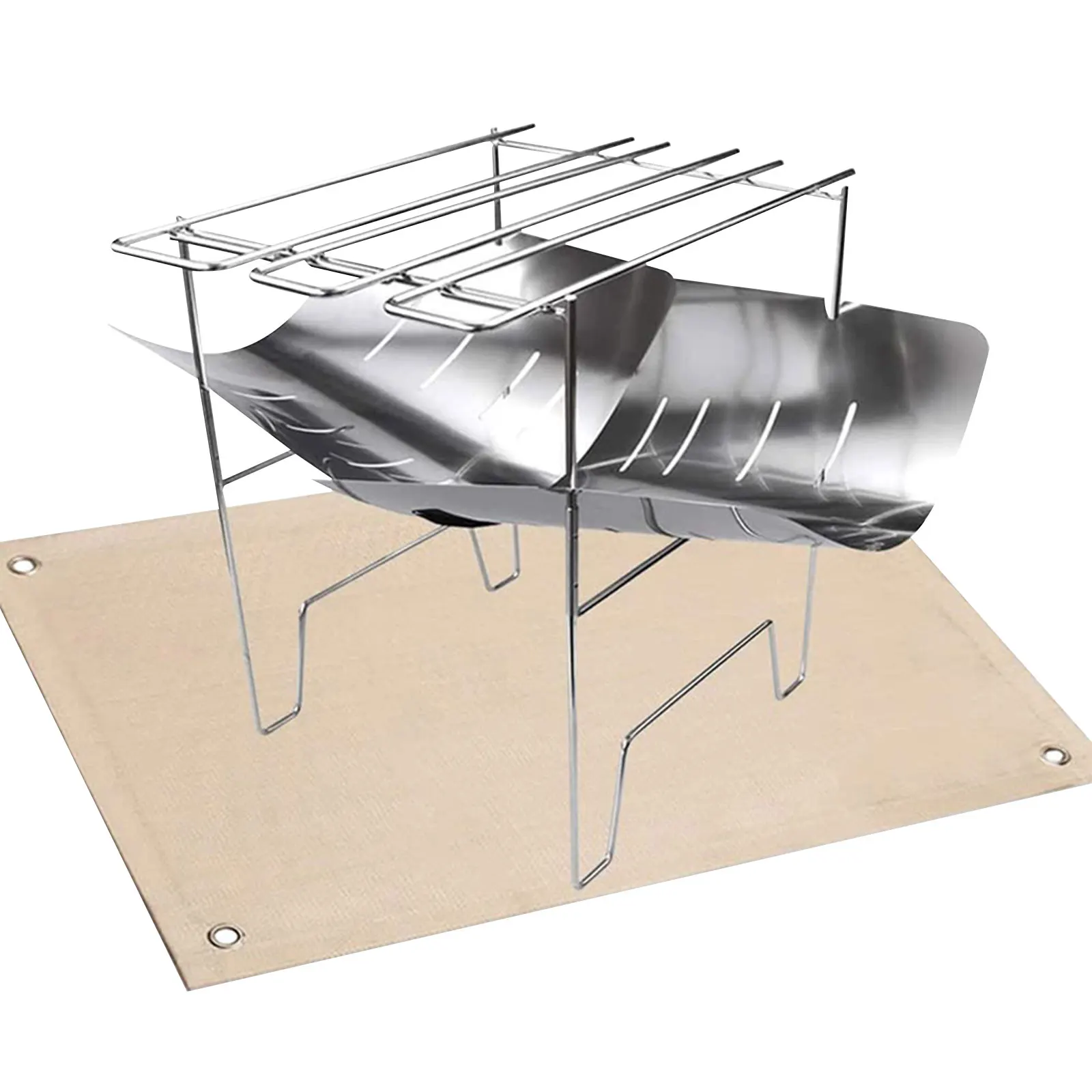 

Складная горелка для кемпинга, горелка из нержавеющей стали для костра, гриль, инструмент для кемпинга на открытом воздухе, товары для пешег...