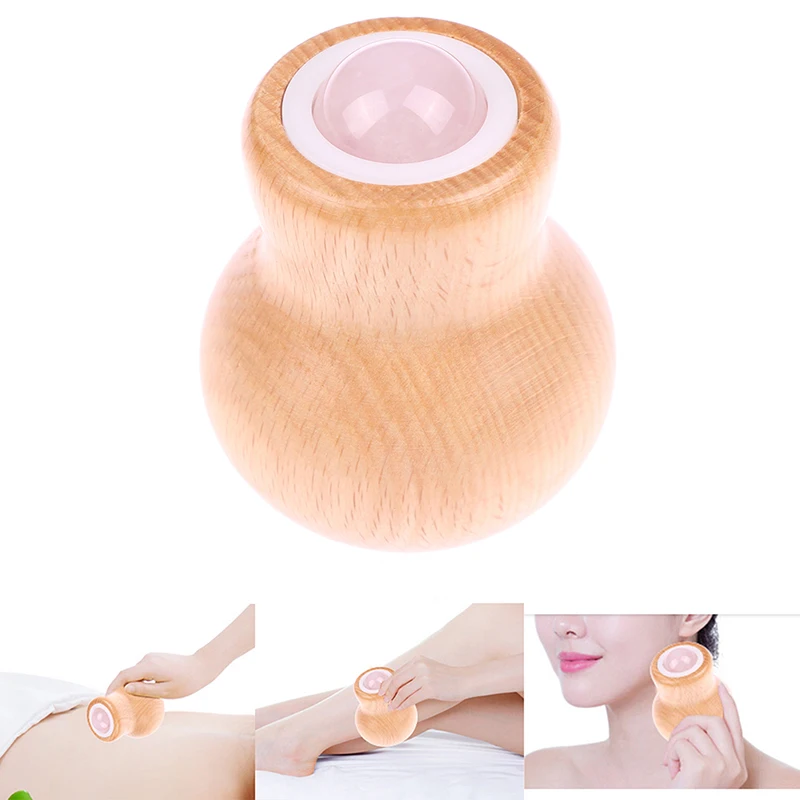 

Natural Jade Massage Roller Gourd-shaped Massager Eye Body Shoulder Neck And Back