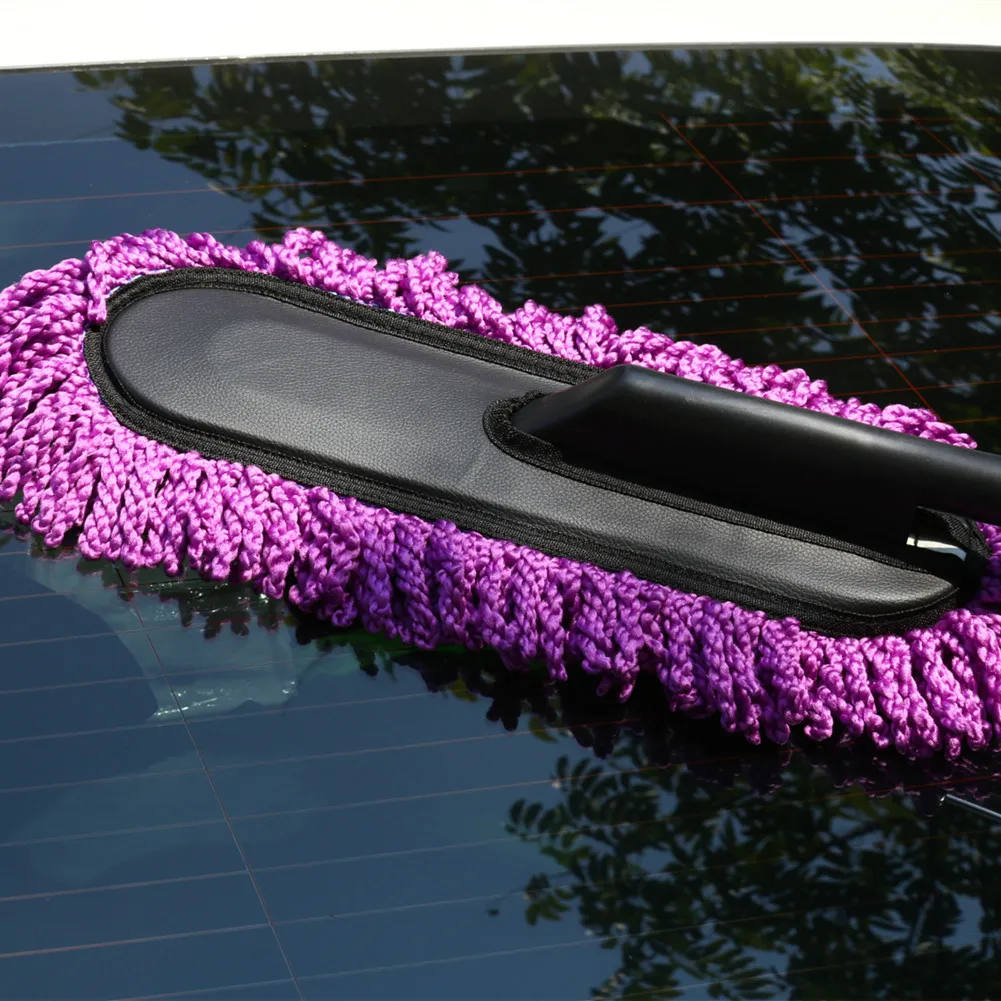 

Car Multi-function Special Wax Mop Microfiber Long Handle Telescopic Dust Mop Dual-purpose Dust Car Wash Brush Cleaning Supplie
