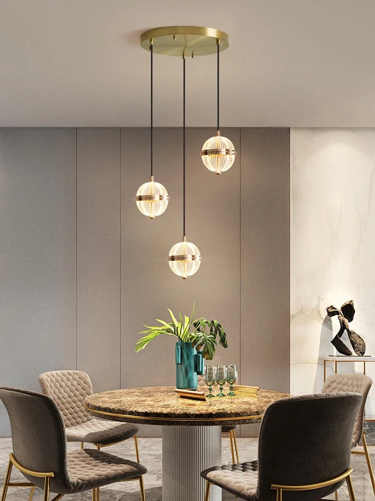 Прикроватная люстра для спальни новинка 2024 современная роскошная ресторана и