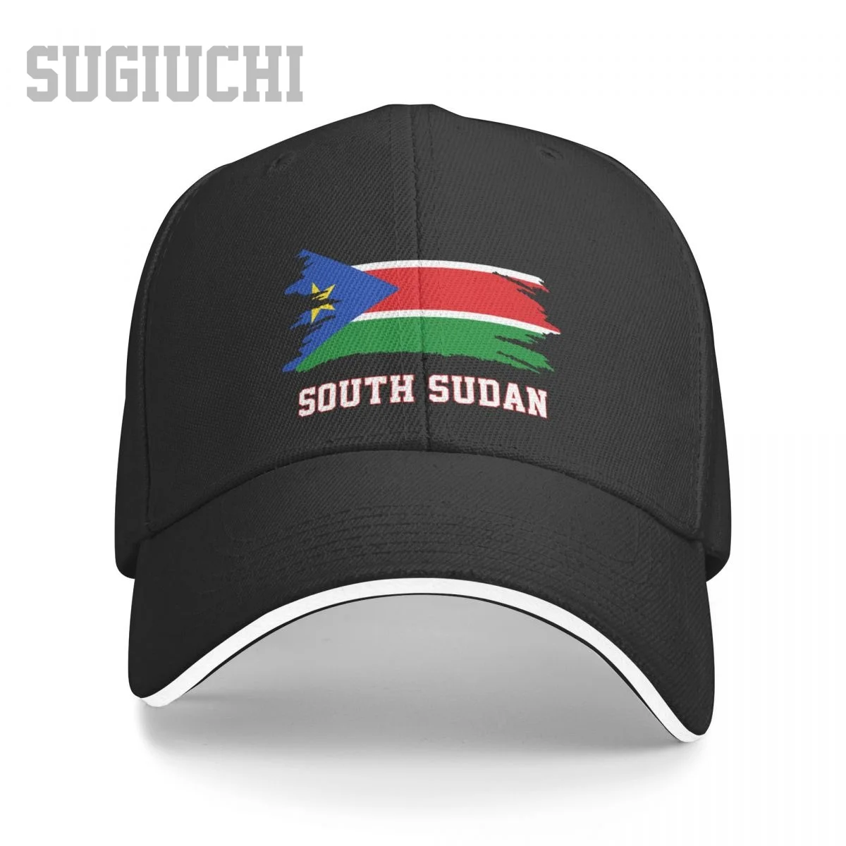 

Unisex Sandwich South Sudan Flag South Sudanese Baseball Cap Men Women Hip Hop Caps Snapback Golf Hat Fishing