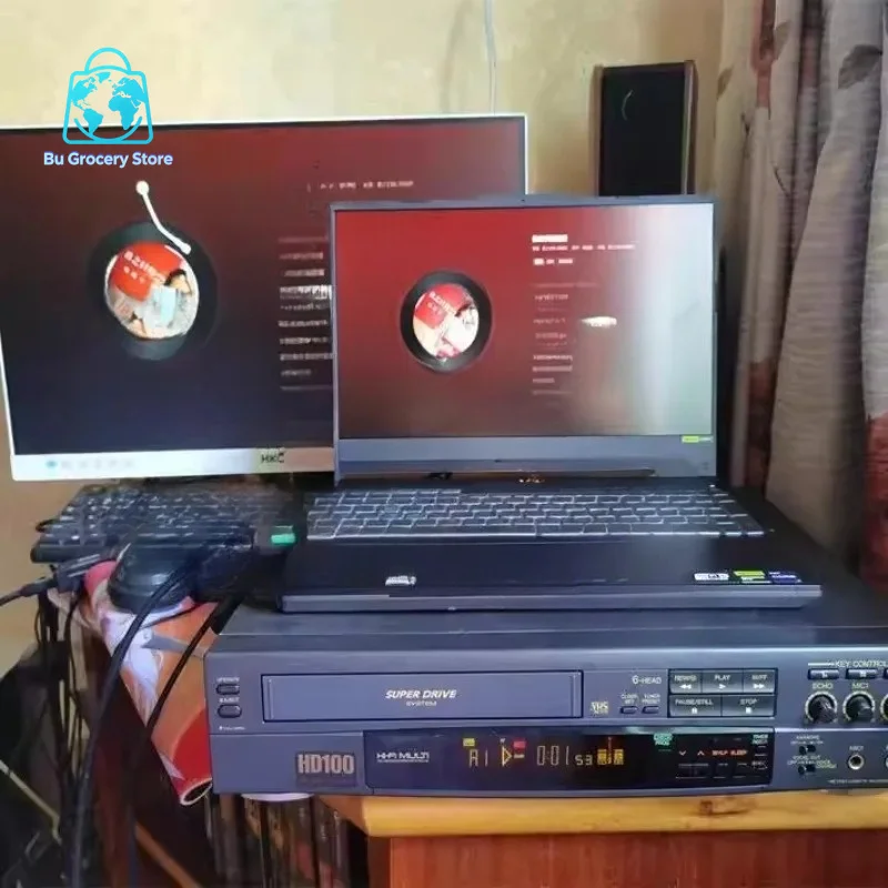 Фото Винтажный видеомагнитофон VHS, модели HD100 и HD82 с 6 головками, Hi-Fi стерео, классическое оборудование для домашнего кинотеатра №2