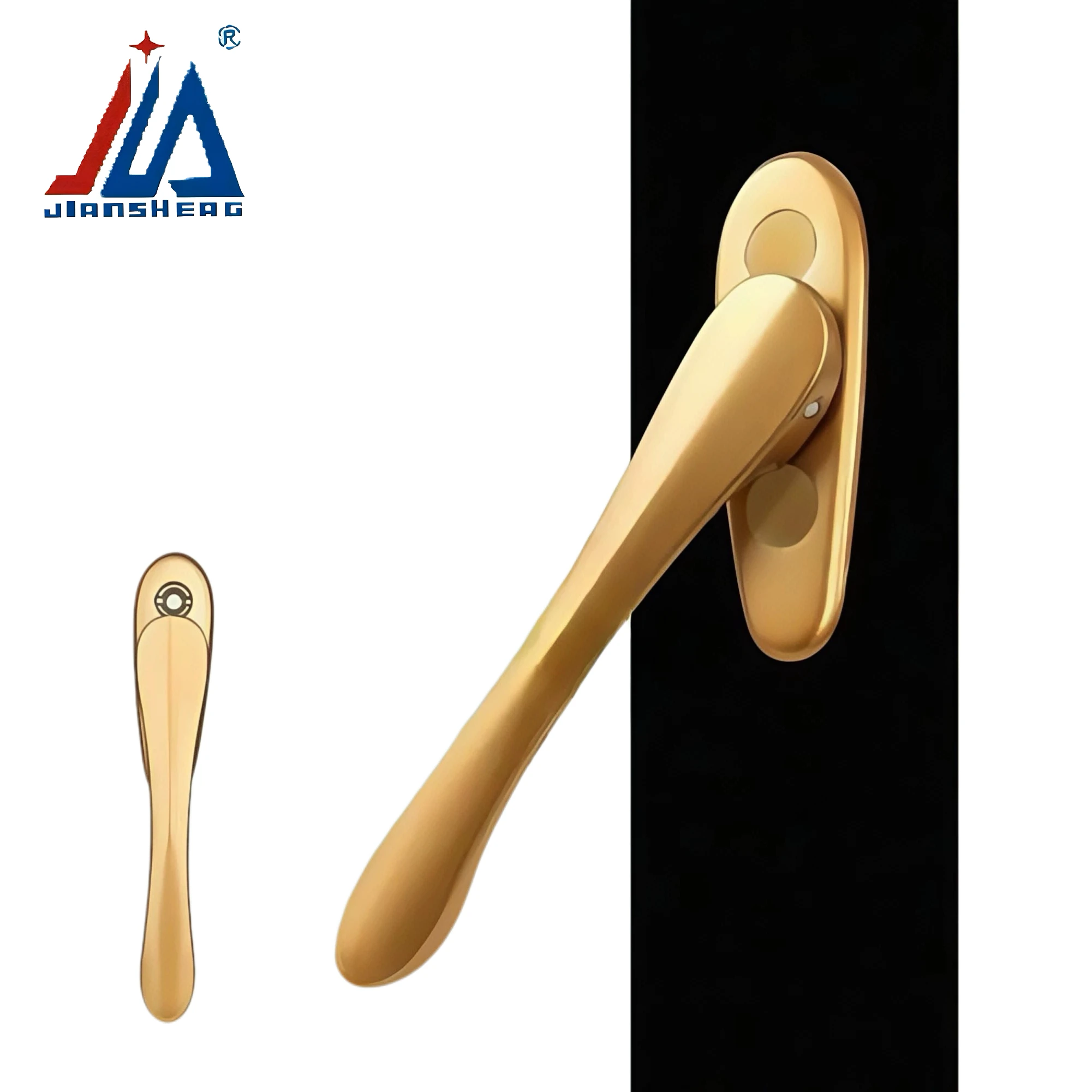 

Цинковая оконная ручка ультратонкая