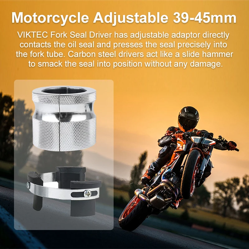 Регулируемый инструмент для водителя уплотнения вилки мотоцикла 30-45 мм