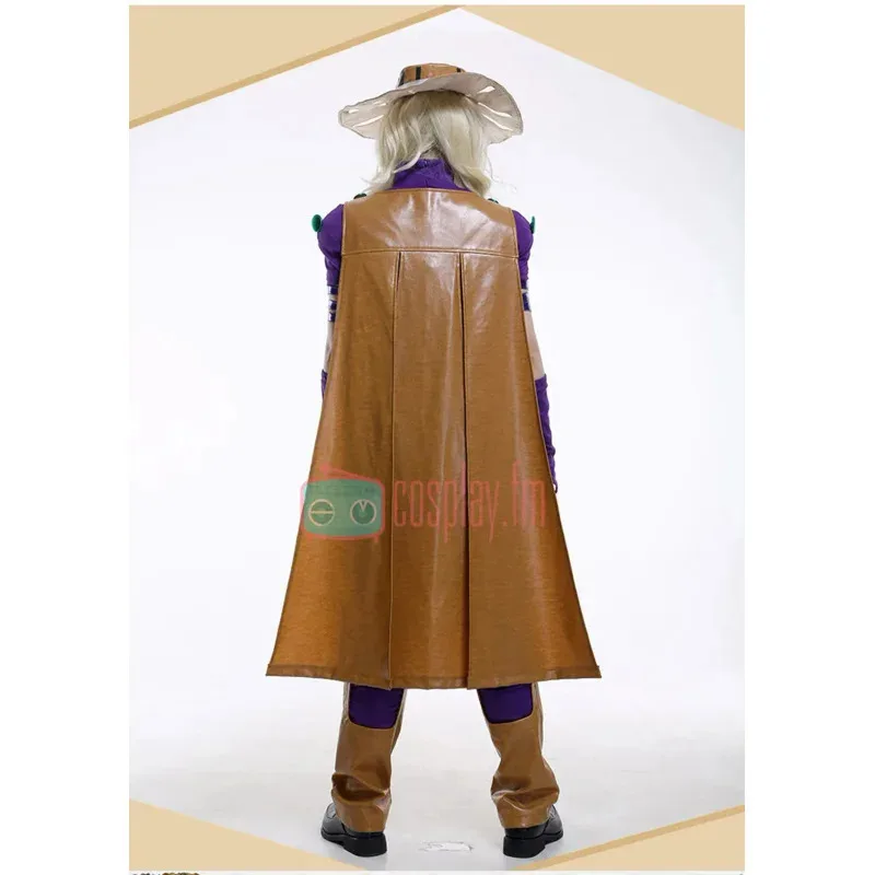 JoJo'S Bizarre Adventure Steel Ball Run Gyro Zeppeli Spin Master Косплей Костюм Полный комплект со шляпой Hallowe NM261 (art.: 3920d2453d91c) - 3920d2453d91c