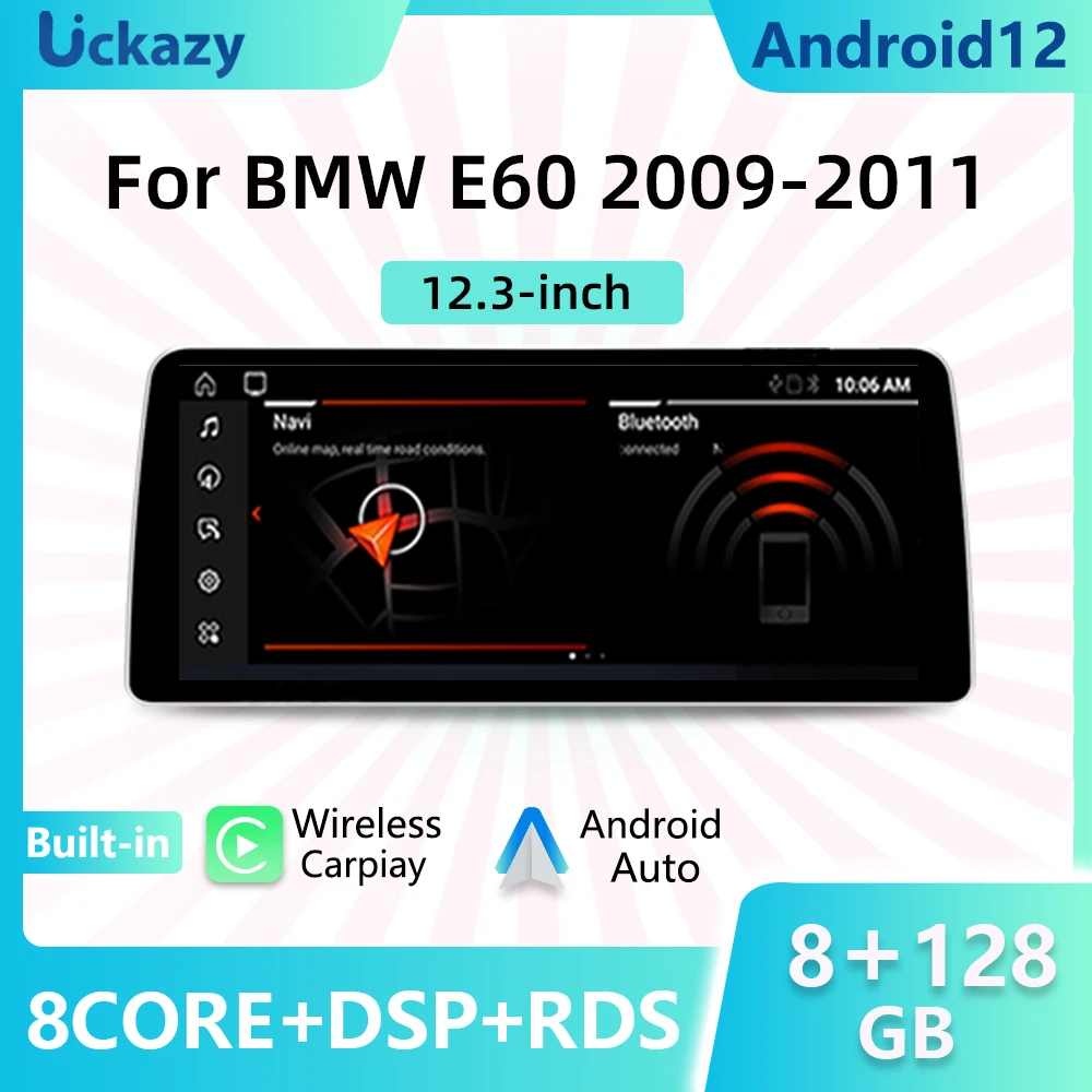 

Автомобильный радиоприемник 1920*720P Android 12 для BMW серии 5/3 E60 E61 E62 E63 E90 E91 мультимедийный экран CICCCC GPS навигация головное устройство 4G