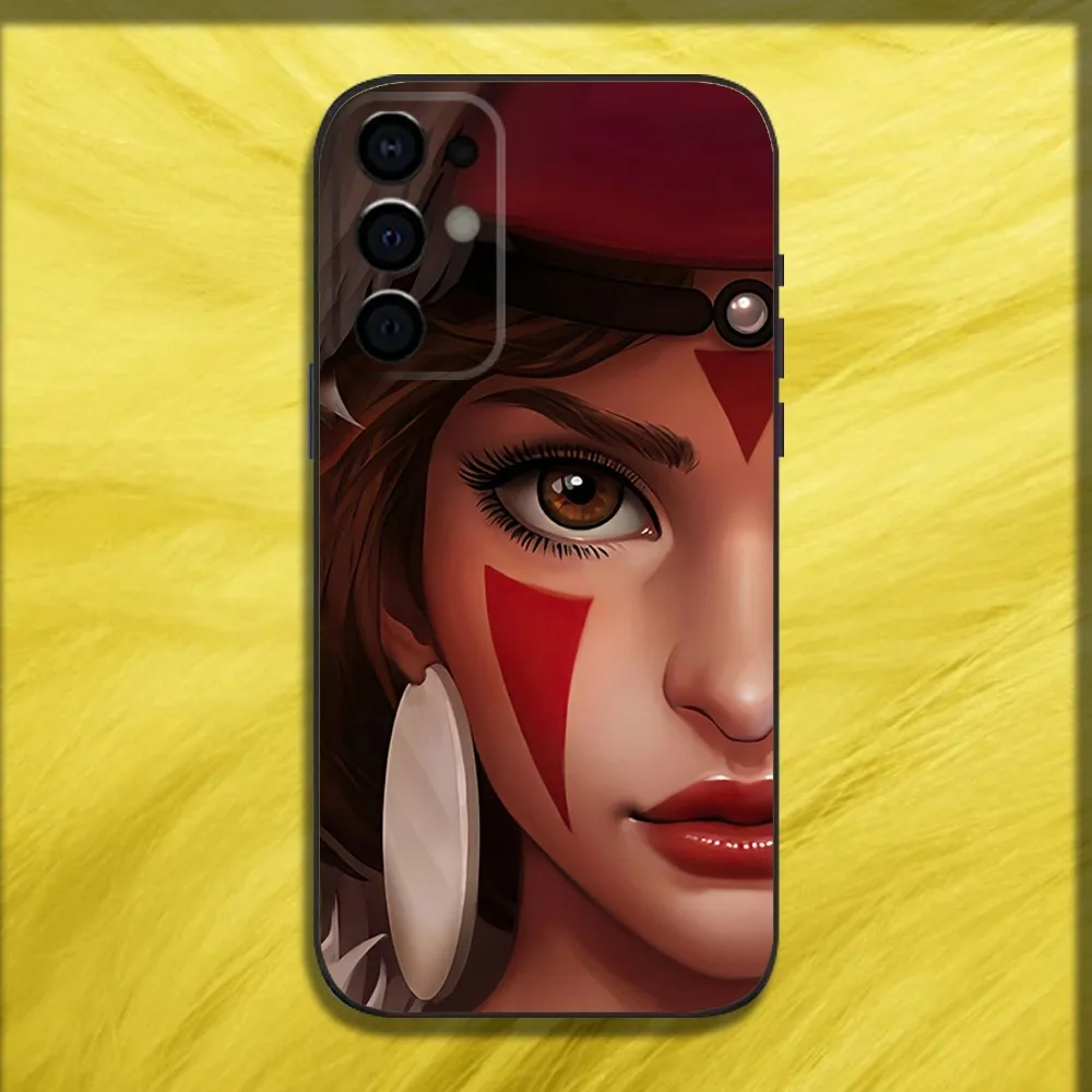 Чехол для телефона Prince M-MononokeS Hime Samsung S24 S21 S22 S23 S30 Ultra S20 Plus Fe Lite Note 10 9 5G черный мягкий